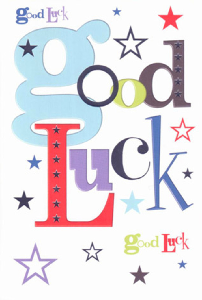 This good luck card bursts with vibrant optimism, echoing the energetic rhythm of Northolt's own markets and parks. Each letter leaps forth in lively blues, passionate reds, and verdant greens, their forms punctuated by a scatter of vivid stars arcing across a fresh, white expanse. The card's composition offers a sense of buoyant applause-like the joyful laughter heard at weekend gatherings by Northala Fields or the rhythm of feet leaving John Chilton School. The spacious white canvas allows each coloured stroke to shimmer, creating a modern and unfussy ambience that still feels deeply personal. The sturdy, smooth cardstock is pleasant to the touch, providing that special feeling one gets from fine Northolt-crafted goods. This card serves as more than a note-it's a keepsake of hope, ready to encourage someone taking their next big step, be it a job interview, a school performance, or a leap into something completely new, all backed by the sincere belief found throughout the Northolt community.